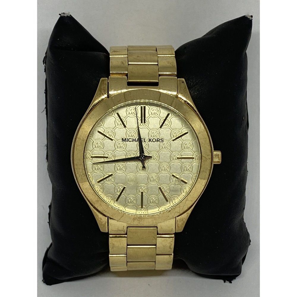 Michael Kors Slim Runway MK3335 Women's Stainless Steel Analog Dial Watch MP889 - Picture 3 of 12